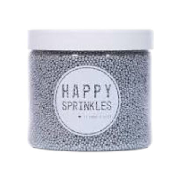 Цукрова посипка Silver Simplicity (90g) Happy Sprinkles ea2def25-ce1e-11f0-8a28-e23e3384e369 фото