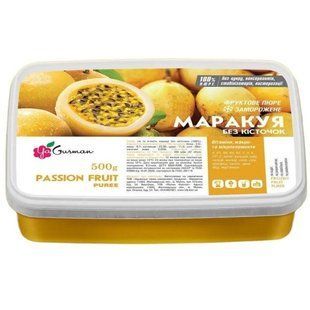 Пюре замороженное Маракуйя без сахара натуральное без косточки YaGurman 500 г 2355099278 фото
