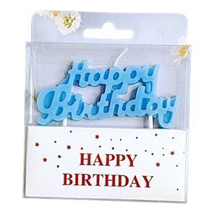 Свічки для торта Happy Birthday Макарун блакитні e3494c02-077a-11f1-8a57-e0efb0d98f20 фото