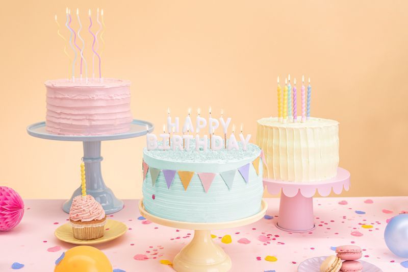 Свечи для торта Happy Birthday Тетрис Шарики пастельные, 6 шт 55e51639-077b-11f1-8a57-e0efb0d98f20 фото