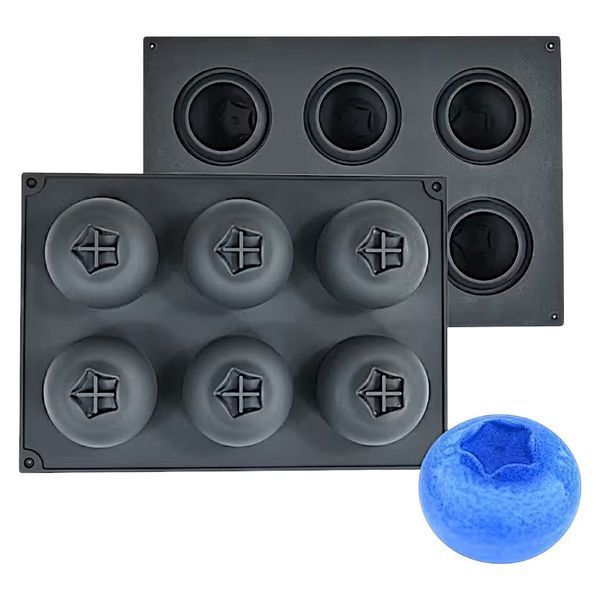 Силиконовая форма Черника 6 шт 25x17,5 см 8eac7e6a-8363-11f1-8aad-c855de66f4b2 фото
