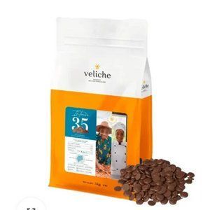 Шоколад молочний 35% Veliche 100г fbeabc0e-5734-11f0-89ca-b2c848e38aa2 фото