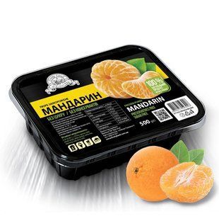 Пюре Мандарин без сахара замороженное натуральное Fruity Land 500 г 2355099268 фото