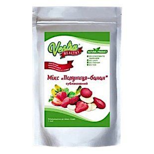 Сублимированный микс Клубника-банан Vestra смесь фруктов 20 г 2331740251 фото