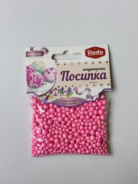 Посыпка рисовая кондитерская "Королевский розовый неоновый" 50 г 00ae73cf-7676-11ef-88f6-ac1cdc7a7a4d фото