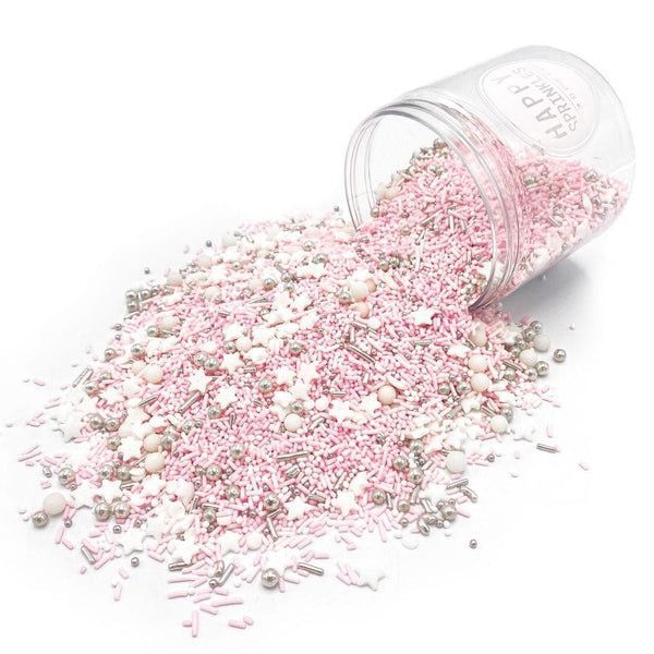 Сахарная посыпка Shy Princess VEGAN 90 г розовый микс для тортов, капкейков и десертов Happy Sprinkles b7d01f71-778d-11f0-89e2-9cca6391b592 фото