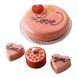 Желатиновий декор Heart Mandala Golden Touch Modecor золоте серце для вишуканих десертів, 1 шт a76c2068-7762-11f0-89e2-9cca6391b592 фото 3