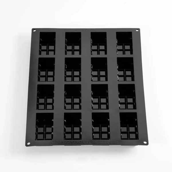 Форма силиконовая Pavoflex Плитка шоколада 16 ячеек 85х45х30 мм c4b4bd03-8f29-11f1-8ab1-9ac858d2f632 фото