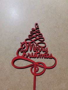 Топпер "Merry Christmas" 1532045456 фото
