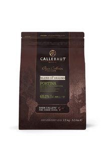 Черный шоколад кувертюр 65.1% Fortina, Callebaut, 500 г 1645006249 фото