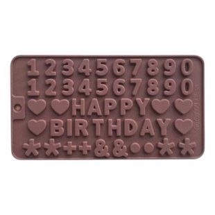 Силіконова форма HAPPY BIRTHAY 101db395-c61e-11f0-8a23-9c2a913047f4 фото
