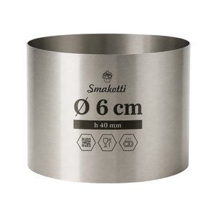 Кондитерское кольцо из нержавейки 60x40 мм, толщина 1 мм 78f62d92-5b30-11f1-8a96-b96906b91eb1 фото