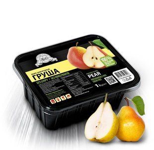 Пюре Груша без сахара замороженное натуральное Fruity Land 1 кг 2355099255 фото