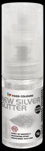 Спрей глітер Срібло&nbsp;Food Colours 5 г 791225e7-f4d2-11ed-8727-89d2713a2177 фото