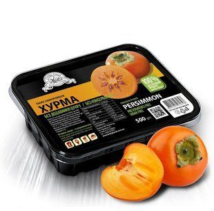 Пюре Хурма без сахара замороженное натуральное Fruity Land 500 г 2355099256 фото