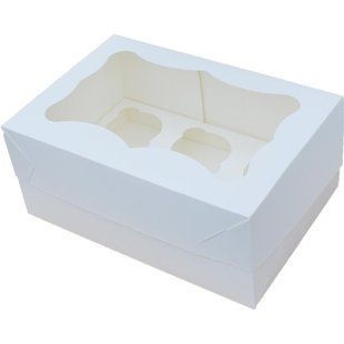 Коробка для капкейков 6 шт Новий рік 250*170*110 002928cd-6b16-11ed-8690-f050ea065a0e фото