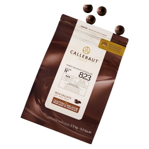 Молочний шоколад для виливки форм, глазурування, бельгійський Callebaut № 823 33,6% 500 г 1471803627 фото