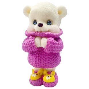 Фигурка из шоколадной глазури Мишка в розовой кофте 59aa1228-0060-11f1-8a50-a8de0e3256ec фото