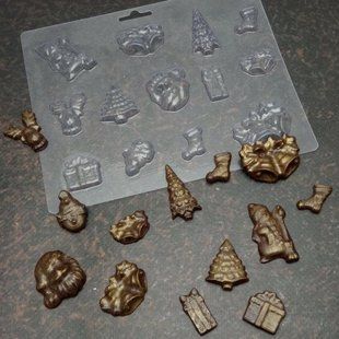 Форма пластиковая "Новогоднее ассорти" молд для шоколада 73d6f373-a5ef-11ef-892c-b555773dbd07 фото