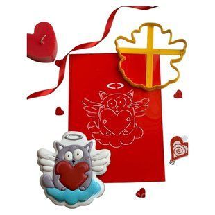 3D-формочки-вирубки для пряників "Котик 22 a14bdde9-f6eb-11f0-8a46-bf7143c847ce фото