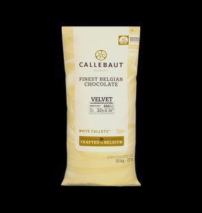 Бельгійський шоколад Callebaut Білий Шоколад Velvet 33,5 % 100 грам 1857308732 фото