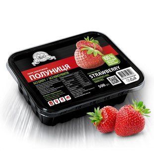 Пюре Клубника без сахара замороженное натуральное Fruity Land 500 г 2355099265 фото