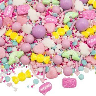 Сахарная посыпка Candy Love 90 г романтичный микс для декора десертов Happy Sprinkles 1cef1d2b-778d-11f0-89e2-9cca6391b592 фото