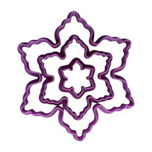 Вырубка набор из 3шт "Снежинка" 1544163114 фото