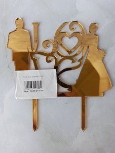 Топпер акрил свадебный "LOVE" 1503582533 фото