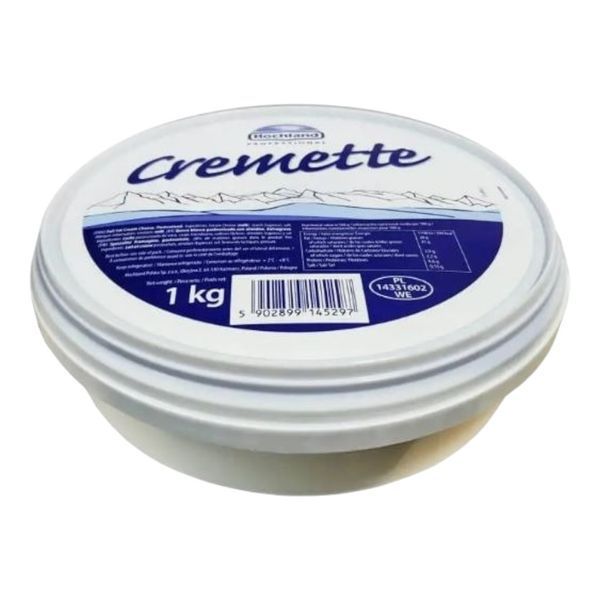 Крем-сыр сливочный, крем сыр для чизкейков и соусов Cremette Hochland Professional 500 г 1603153117 фото