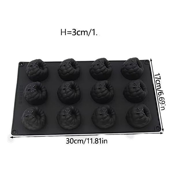 Форма силиконовая Малина 12 шт 30x17 см 69746af8-8367-11f1-8aad-c855de66f4b2 фото